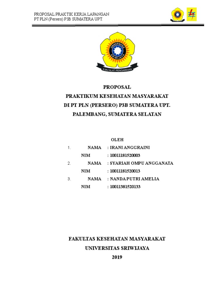 Contoh proposal magang pdf