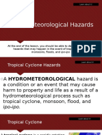 Learn hydrometeorological hazards