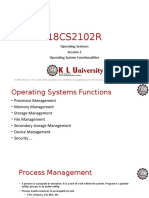 OS Functionalities