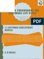 1.testing Throughout The Software Life Cycle