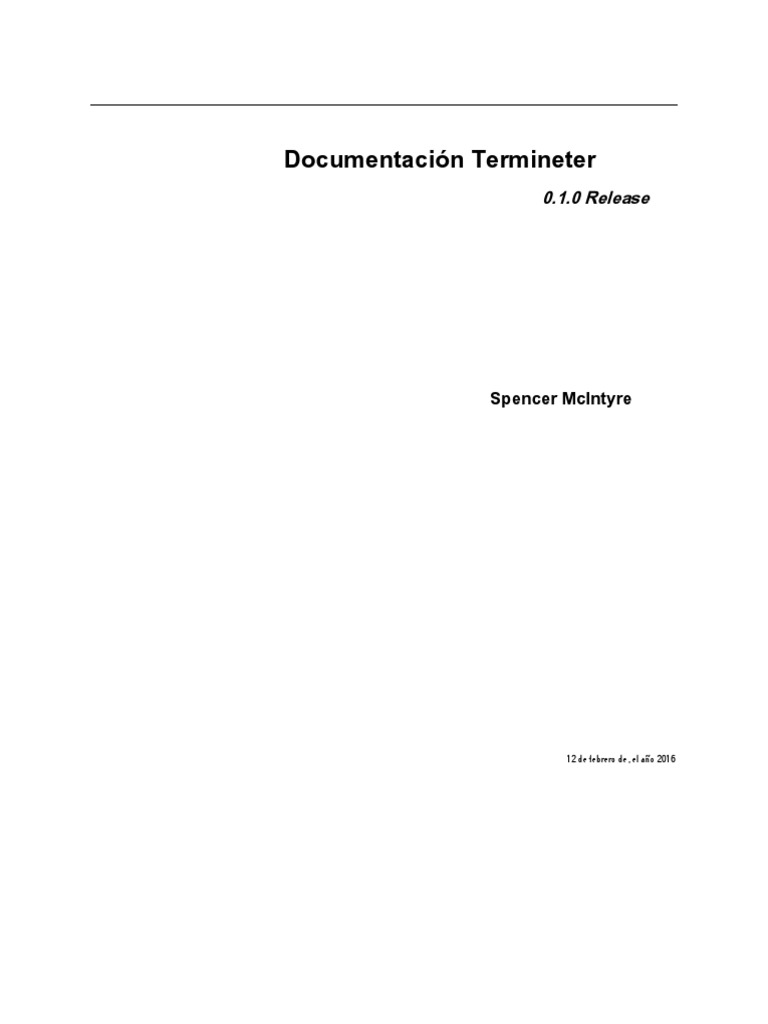 Documentación de Termineter 0.1.0 | PDF | Contraseña | Usuario ...