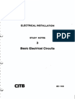 12525.Electrical Installation Basic Electrical Circuits - Study Notes v. 3 (Electrician Study Notes) by Construction Industry Training Board.pdf