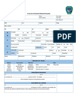 Ficha Atención Prehospitalaria