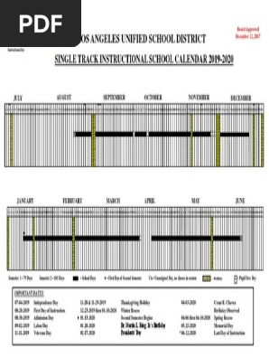 School Calendar - Graphic - 2019-2020 Board Approved PDF