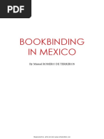 Bookbinding in Mexico by M. Romero de Terreros