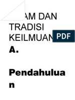 ISLAM DAN TRADISI KEILMUAN.docx