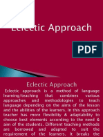 Eclectic Approach 160213103311