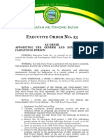 Executive Order No 14 (GAD Focal Person)