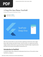 A Deep Dive Into Flutter TextField