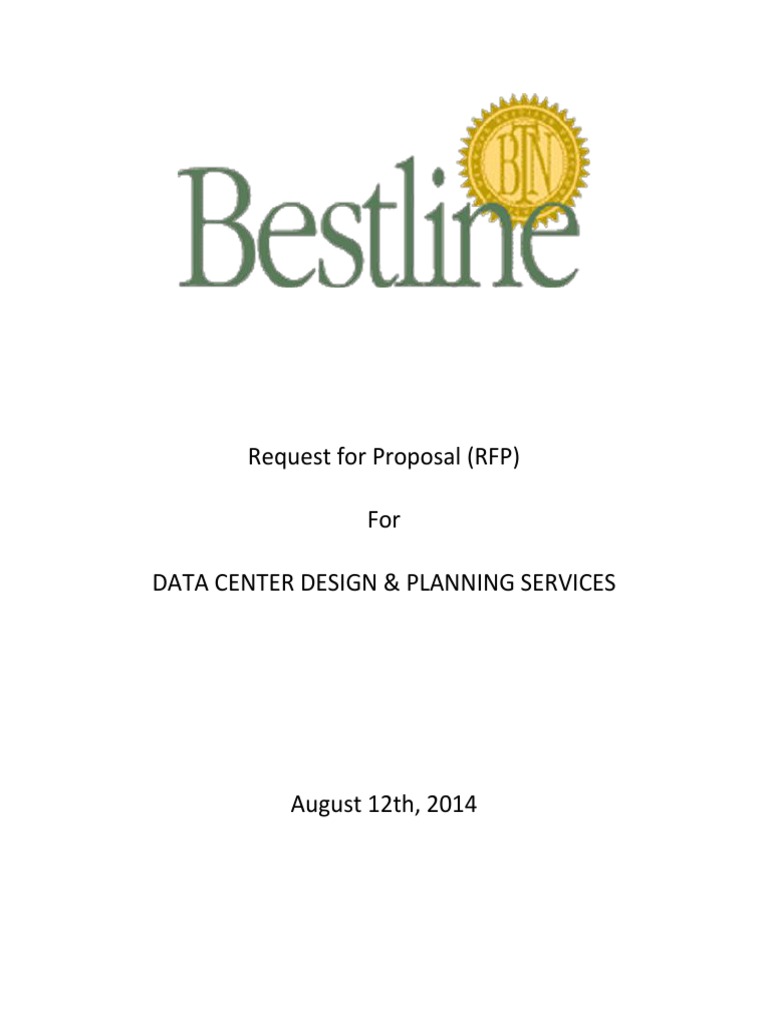 Data Center Design & Planning RFP PDF | PDF | Request For Proposal ...