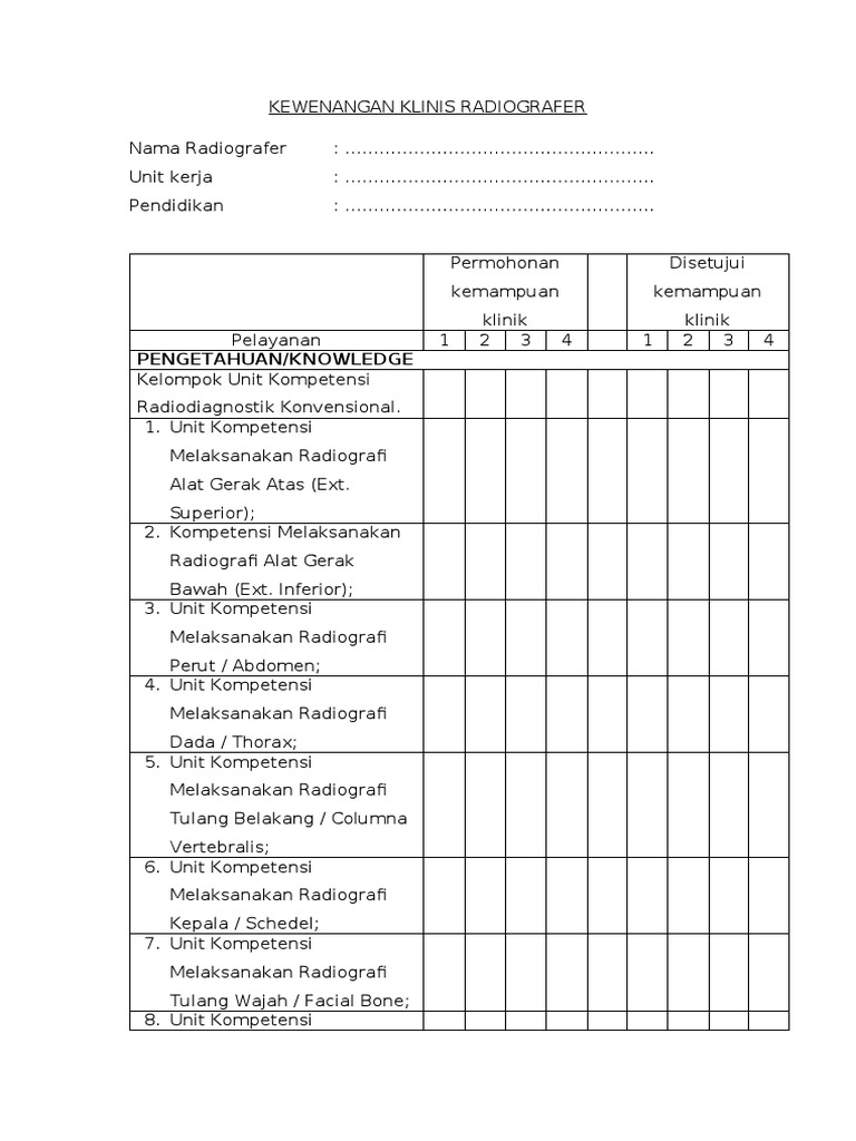 RKK Radiografer | PDF