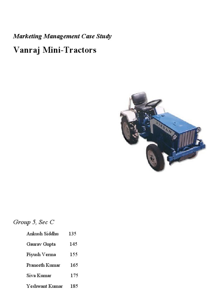 Vanraj tractor picture