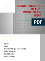 Gender Related Health Problems in India