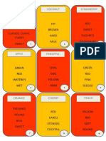 18 Taboo Cards On Fruits 2 Pages CLT Communicative Language Teaching Resources Conv - 80223