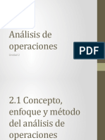 Analisis de Operaciones