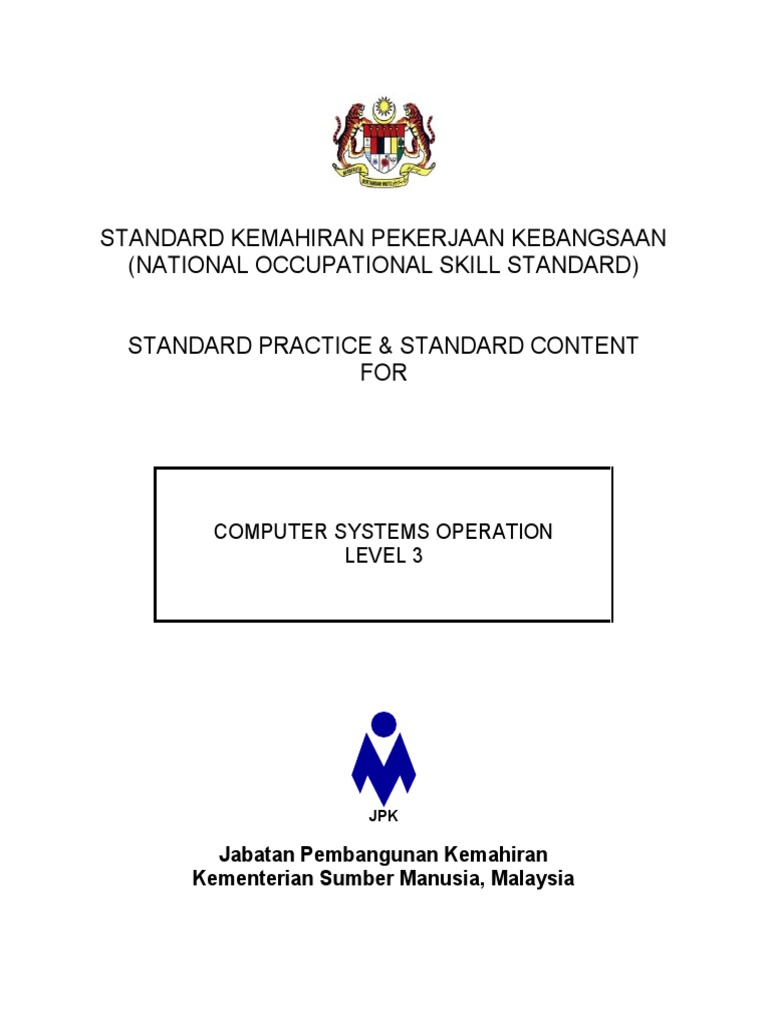 CoCu - COMPUTER SYSTEMS OPERATION LEVEL 3 | PDF | Random Access Memory ...