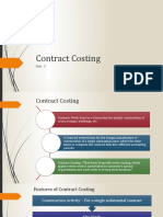 Unit 3 - Contract Costing