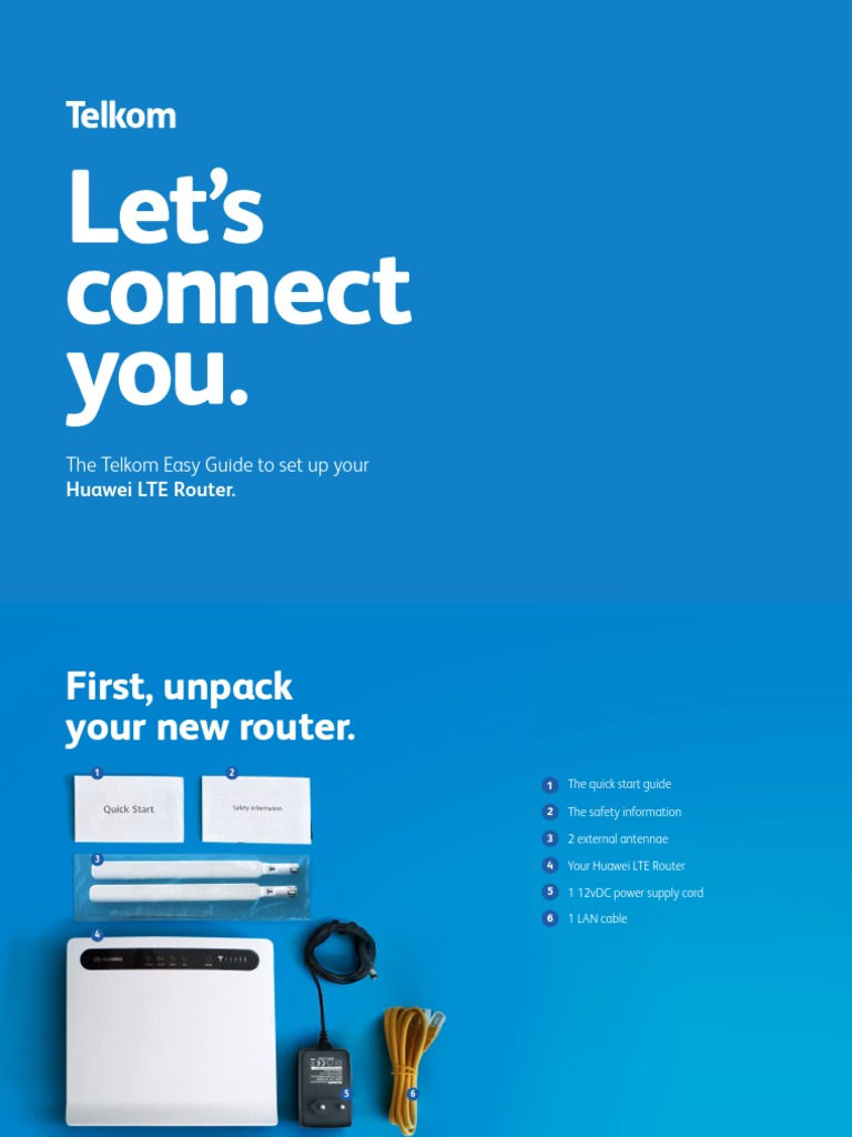 PDFGuide Huawei LTE Router PDF | PDF | Wi Fi | Router (Computing)