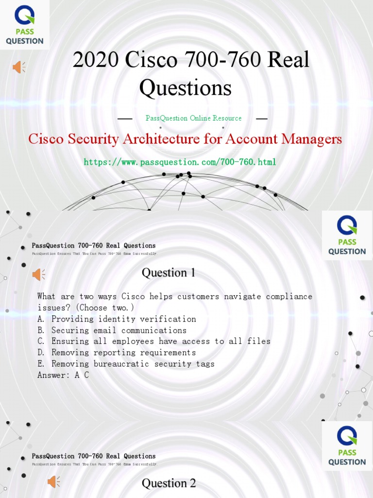 Cisco 700-760 Exam Guide | PDF | Computer Security | Security