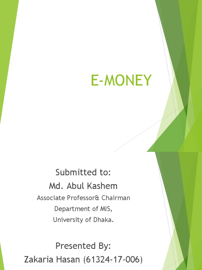 Electronic Money PDF | PDF | Money | Cryptocurrency