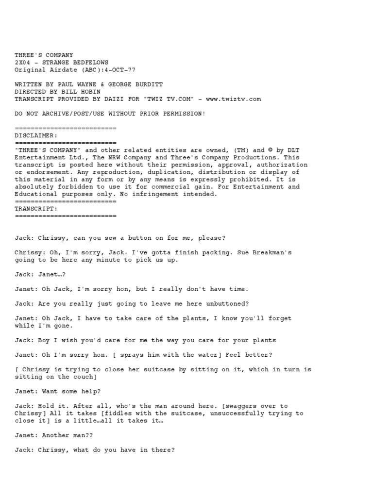 Three's Company 2 PDF Leisure