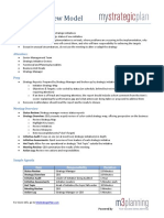 Strategy Meeting Model and Agenda