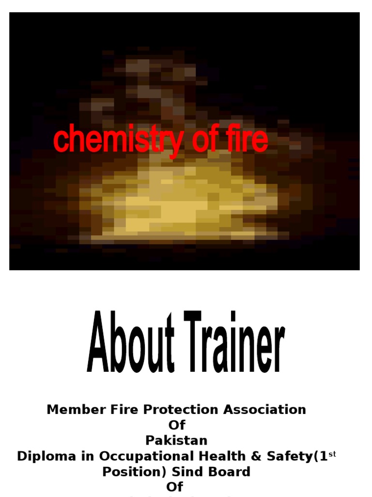 Chemistry of Fire | PDF | Fires | Combustion