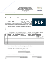 Proces Verbal Evaluare in Cadrul Comisiei Metodice