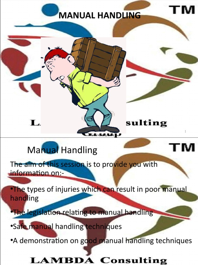 Manual Handling Safety Techniques | PDF | Tram