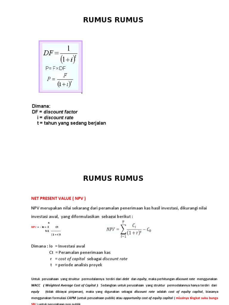 Npv Calculation