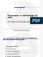 1 - Actions Et Droits Des Actionnaires - Les Types Dactions PDF