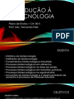 Aula 1 Introdução À Biotecnologia PDF