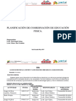 Planificación de Coordinación de Educación Fisica