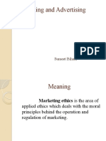 Marketing and Advertising Ethics