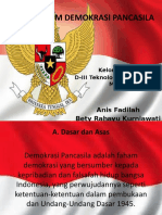 Dasar-Dasar Hukum Demokrasi Pancasila