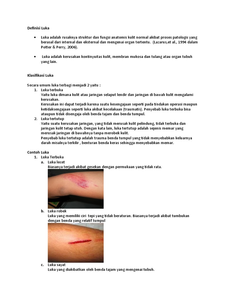 Definisi Luka | PDF