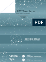 Abstract Polygonal Space PowerPoint Templates