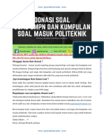 Lembar Soal Try Out UMPN 2014 - PENS PDF