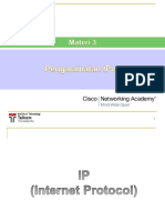 Materi 3 - Pengalamatan IPv4