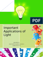Important applications of light in medicine, communications and more