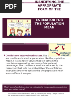 Confidence Interval