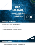 Informática - Libre Office - Calc - Introdução Ao CALC