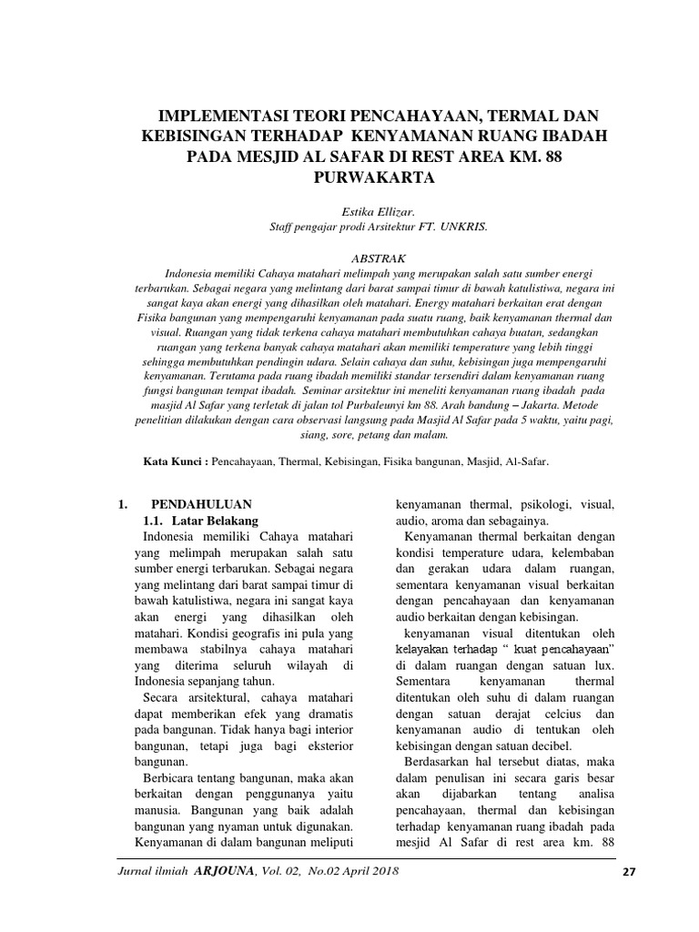 Jurnal 2 | PDF | Seni