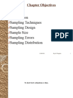 Sampling Techniques Sampling Design Sample Size Sampling Errors Sampling Distribution