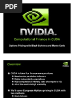 NVIDIA CUDA Computational Finance Geeks3D