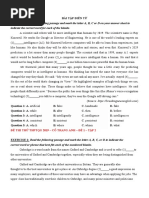 20 BAI TAP DIEN TU (100 CAU) TU DE CO TRANG ANH TAP 2