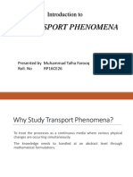 Introduction to Transport Phenomena