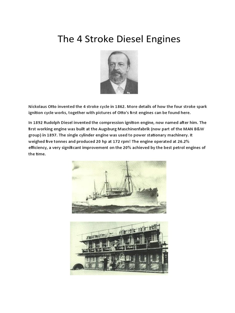 Diesel Engine Mechanics Explained | PDF | Internal Combustion Engine ...
