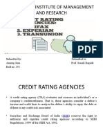 Anurag Jena International Credit Rating Agencies