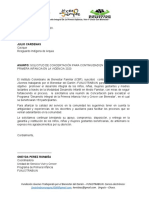 Carta de Solicitud Reunión